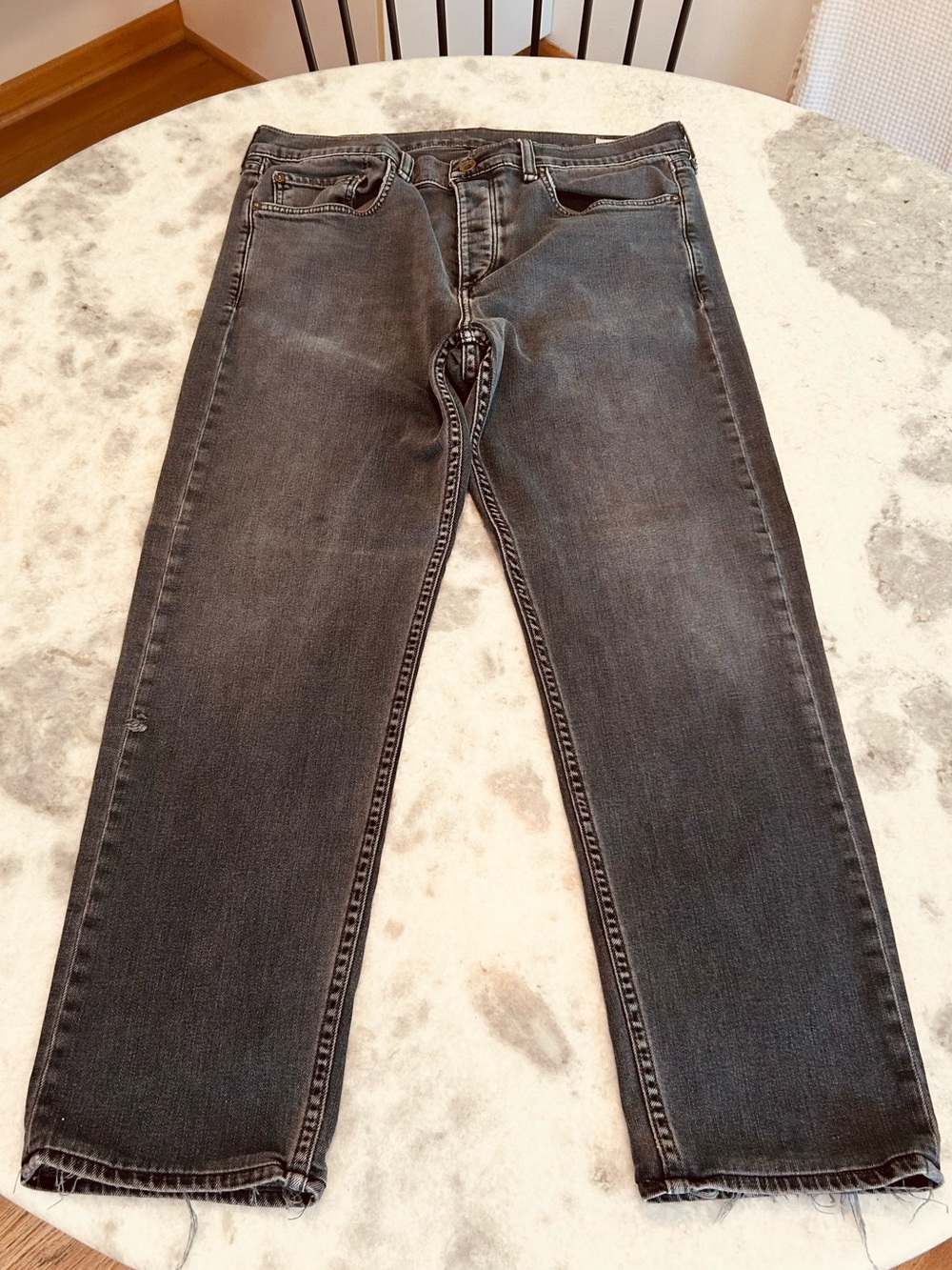Men's Rag & Bone Fit 2 Slim Jeans Minna Wash (Grey/Black) Size 36/30